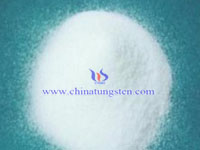 白色パラタングステン酸アンモニウム結晶寫真 白色パラタングステン酸アンモニウム結晶寫真